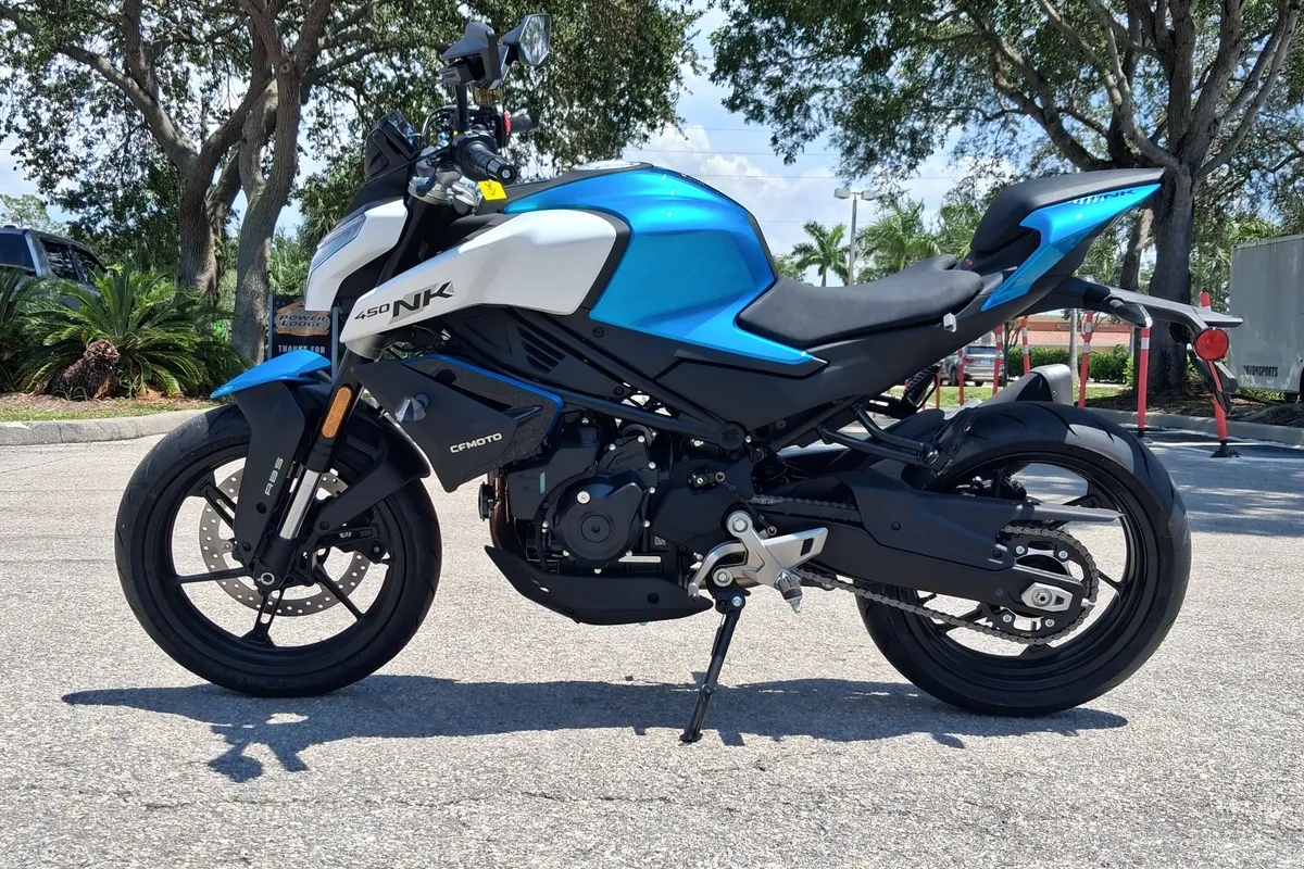 2025 CFMOTO 450NK at Power Lodge Florida in Bonita Springs